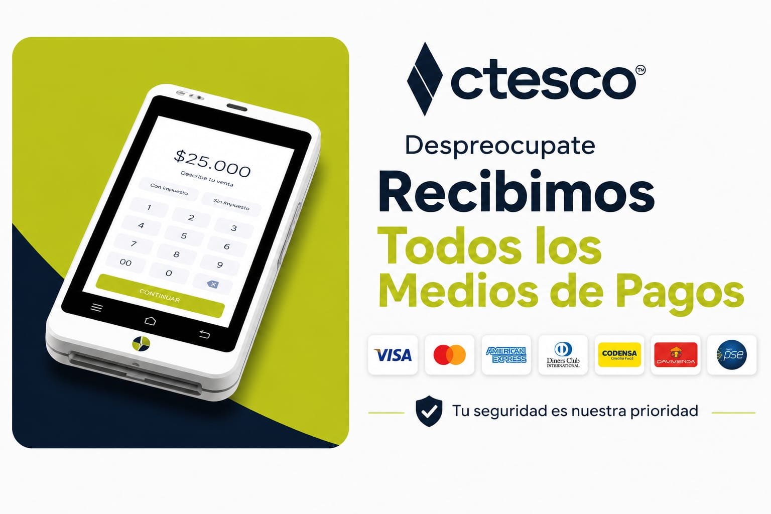 Todos los medios de pago